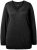 Ulla Popken Soft Fine Knit Pullover V-Neck Sweatshirt Black - Sviitrid ja dressipluusid - 