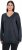 Ulla Popken Soft Fine Knit Pullover V-Neck Sweatshirt Marine - Sviitrid ja dressipluusid - 