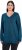 Ulla Popken Casual V-Neck Long Sleeve Sweater Cerulean - Sviitrid ja dressipluusid - 