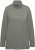Ulla Popken Turtleneck Ribbed Trim Long Sleeve Sweater Grey - Sviitrid ja dressipluusid - 