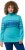 Ulla Popken Apres Ski Long Sleeve Troyer Collar Sweater Bright Turquoise - Sviitrid ja dressipluusid - 