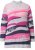 Ulla Popken Landscape Stripe Sweater Light Grey Melange - Sviitrid ja dressipluusid - 