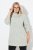 Ulla Popken Space Yarn Oversized Turtleneck Sweater Light Grey Melange - Sviitrid ja dressipluusid - Mugavad dressipluusid ja kudumid