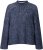 Ulla Popken Striped Wool Blend Turtleneck Sweater Ink Blue - Sviitrid ja dressipluusid - 
