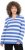 Ulla Popken Striped Polo Collar Long Sleeve Sweater Aegean Blue - Sviitrid ja dressipluusid - 