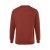 JP1880 Classic Round Neck Long Sleeve Sweater Brick Brown - Sviitrid ja dressipluusid - Meeste suured kapuutsiga jakid suurustes 2XL – 14XL