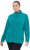 Ulla Popken Modular Fleece Zip Front Jacket Emerald - Sviitrid ja dressipluusid - 