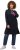 Ulla Popken Extra Long Abstract Graphic Hoodie Navy - Sviitrid ja dressipluusid - 