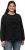 Ulla Popken Flock Print Long Sleeve Crew Neck Sweatshirt Black - Sviitrid ja dressipluusid - 