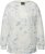 Ulla Popken Tie-Dyed Long Sleeve Sweatshirt Snow White - Sviitrid ja dressipluusid - 