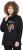 Ulla Popken Sparkling Candy Cane Graphic Sweatshirt Black - Sviitrid ja dressipluusid - 