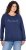 Ulla Popken NEW CASUAL Ruffled Hem Sweatshirt Navy - Sviitrid ja dressipluusid - 
