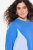 Ulla Popken Pinstripe Gore Long Sleeve Sweatshirt Peacock Blue - Sviitrid ja dressipluusid - Mugavad dressipluusid ja kudumid