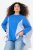 Ulla Popken Pinstripe Gore Long Sleeve Sweatshirt Peacock Blue - Sviitrid ja dressipluusid - Mugavad dressipluusid ja kudumid