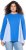 Ulla Popken Pinstripe Gore Long Sleeve Sweatshirt Peacock Blue - Sviitrid ja dressipluusid - 