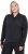 Ulla Popken Quick Drying College Collar Sweatshirt Black - Sviitrid ja dressipluusid - 