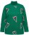 Ulla Popken Candy Cane Graphic Sweatshirt Meadow Green - Sviitrid ja dressipluusid - 