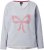Ulla Popken Bow City Lettering Sweatshirt Light Grey Melange - Sviitrid ja dressipluusid - 