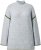 Ulla Popken Decorative Seam Sweater Light Grey Melange - Sviitrid ja dressipluusid - 