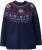Ulla Popken Norwegian Style Christmas Sweater Blue - Sviitrid ja dressipluusid - 