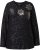 Ulla Popken Metallic Print Extra Soft Christmas Sweatshirt Black - Sviitrid ja dressipluusid - 