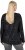 Ulla Popken Metallic Print Extra Soft Christmas Sweatshirt Black - Sviitrid ja dressipluusid - 