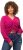 Ulla Popken Shaker Stitch Cropped Gathered Sweater Fuchsia Pink - Sviitrid ja dressipluusid - 