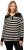 Ulla Popken Striped Troyer Collar Sweater Black - Sviitrid ja dressipluusid - 
