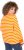 Ulla Popken Striped Drawstring Hem Sweatshirt Orange - Sviitrid ja dressipluusid - 