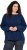 Ulla Popken Inverted Seam Long Sleeve Sweatshirt Navy - Sviitrid ja dressipluusid - 