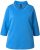 Ulla Popken Classic Fit with Side Slits 3/4 Sleeve Sweatshirt Royal Blue - Sviitrid ja dressipluusid - 