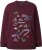 Ulla Popken Sparkling Sequin Bows Christmas Sweatshirt Plum - Sviitrid ja dressipluusid - 