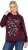 Ulla Popken Sparkling Sequin Bows Christmas Sweatshirt Plum - Sviitrid ja dressipluusid - 