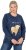 Ulla Popken Let It Snow Sequins Sweatshirt Ink Blue - Sviitrid ja dressipluusid - 