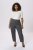 Kaffe Curve Merla Püksid Dark Grey Melange - Teksad & Püksid Suuremates Suurustes – Plus Size - 