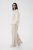 Kaffe Curve Sirana Pants Beige Melange/Black Stripe - Kangapüksid - 