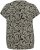Kaffe Curve Sonna Stanley Top Sügavmust/Antiikvalge muster - T-särgid - 
