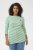 Kaffe Curve Lia Boatneck 3/4 T-Shirt Chalk/Bright Green - Särgid ja topid - 