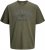Jack & Jones Edenver T-Shirt Khaki - T-särgid - Suured T-särgid 2XL – 14XL