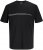 Jack & Jones Cofusion T-Shirt Black - T-särgid - Suured T-särgid 2XL – 14XL