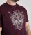 D555 Grimsby Rock n' Roll Skull Printed T-Shirt Burgundy - T-särgid pildiga - 