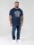 D555 Cooper Grumpy Old Man Printed T-Shirt Navy - T-särgid pildiga - 