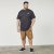 North Latitude 61316 Trükiga T-Särk Must - T-särgid - Suured T-särgid 2XL – 14XL