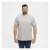North Latitude T-Shirt O-Neck Grey Melange - T-särgid - Suured T-särgid 2XL – 14XL