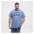 North Latitude Denim Printed Logo T-Shirt Dusty Blue - T-särgid - Suured T-särgid 2XL – 14XL