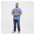 North Latitude Denim Printed Logo T-Shirt Dusty Blue - T-särgid - Suured T-särgid 2XL – 14XL