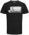 Jack & Jones Logan T-Shirt Black - T-särgid - Suured T-särgid 2XL – 14XL
