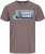 Jack & Jones Logan T-Shirt Brown - T-särgid - Suured T-särgid 2XL – 14XL