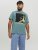 Jack & Jones Conrad T-Shirt Grey - T-särgid - Suured T-särgid 2XL – 14XL