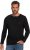 JP1880 Henley T-Shirt Long Sleeve Black TALL - MEESTERIIDED MT-6XLT - Pikad meeste riided